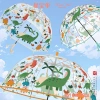 Xingbao Umbrella RST016A Children's dinosaur umbrella, arched cartoon umbrella, 19-inch printed long umbrella for children aged 6-8 Item Picture